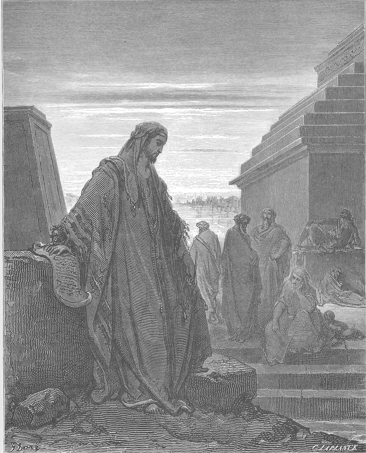 Daniel among the Exiles, Gustave Doré, 1866