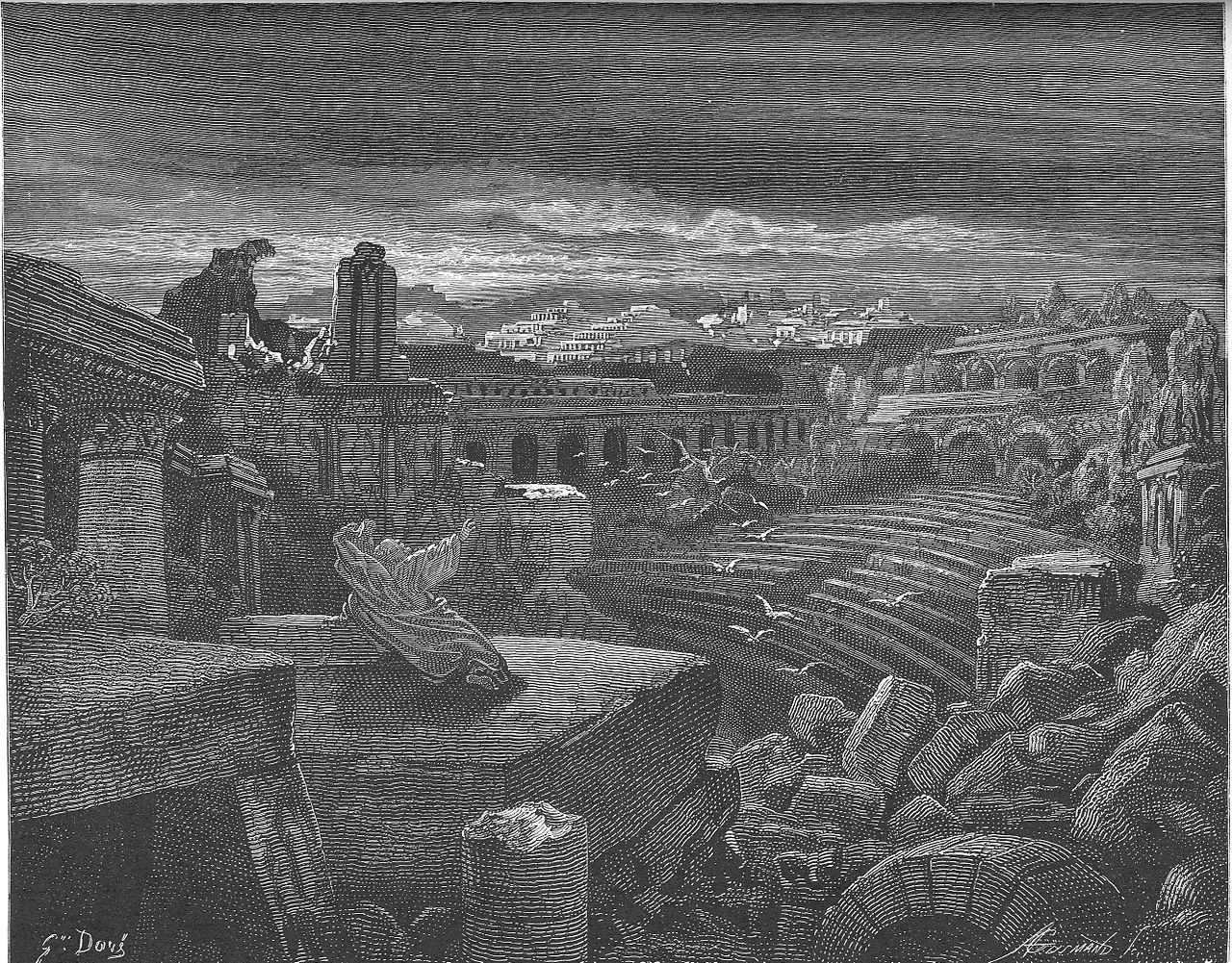 Isaiah's vision of Babylon overthrown, Isaiah 13:19 to 13:22
