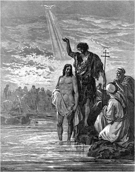 John the Baptist Baptizes Jesus